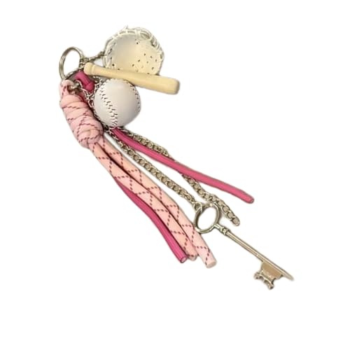 Farbkontrast-Taschen-Ornament und Schlüsselanhänger für Paare und trendige Mode-Sucher, den täglichen Gebrauch, Freizeitkleidung, Baseball-Schlüsselanhänger Farbkontrast-Taschen-Ornament und Schlüsselanhänger für Paare und trendige Mode-Sucher, den täglichen Gebrauch, Freizeitkleidung, Baseball-Schlüsselanhänger von Sweeaau