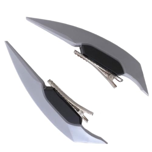 Haarspange mit Punk-Flügeln, für Damen, Teenager, Musikfestival, Haarspangen, Seitenclip, Cosplay, Haarform-Zubehör, 1 Paar von Sweeaau