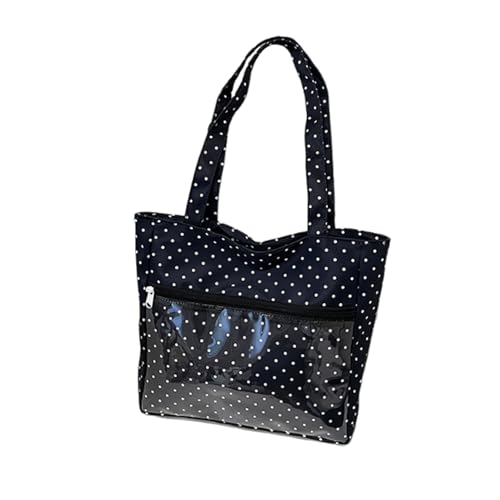 Itabag Schultertaschen mit Einsatz für Anime Display Cosplay Sweet Spots Achseltasche Geldbörse Itabags Toted Bags Handtasche Transparent Toted Bag, Schwarz , One Size von Sweeaau