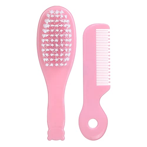 Kappenbürste, weiche Haarbürste, Haarkamm-Set, Reise-Haarstyling-Kamm für Baby, Kleinkind, Badekopf, Massage, Säuglings-Haarbürste, weiche Säuglingskappen, Säuglings-Haarbürste für Badewanne von Sweeaau