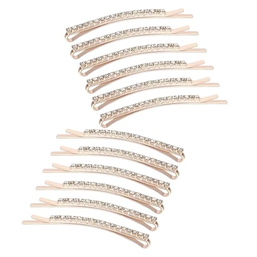Luxuriöse Haarspangen für Dating Nacht Haarspangen Strass Dekoration Haarnadel für besondere Anlässe funkelnde Haarspangen 12 Stück von Sweeaau