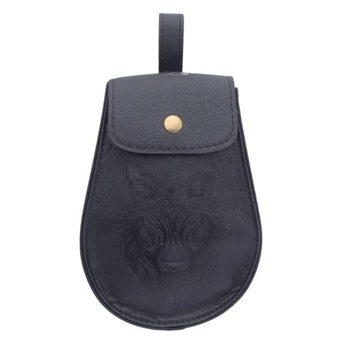 Mittelalter Ritter Kostüm Zubehör Renaissances Leder Gürteltaschen Hüfttasche Halloween Wikinger Kostüm Zubehör Mittelalter Pirat Leder Gürteltasche Pack, B, Einheitsgröße, Mass Beauty von Sweeaau