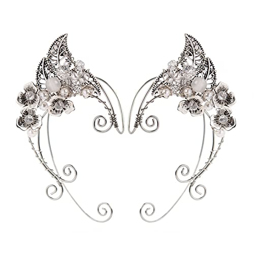 Punk-Ohrhaken-Ohrringe, kein Piercing, Ohrbügel, Manschette, Wickel-Clip für Damen, Fee, Cosplay, Kostüm, Schmuck-Clips Punk-Ohrhaken-Ohrringe, kein Piercing, Ohrbügel, Manschette, Wickel-Clip für Damen, Fee, Cosplay, Kostüm, Schmuck-Clips von Sweeaau