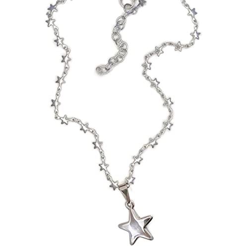 Punk Vintage Halskette Y2k Stern Anhänger Statement Choker Halskette für Damen Herren Valentinstag Geschenke Weihnachten Schmuck Halsketten für Männer Frauen Punk Vintage Halskette Y2k Stern Anhänger Statement Choker Halskette für Damen Herren Valentinstag Geschenke Weihnachten Schmuck Halsketten für Männer Frauen von Sweeaau