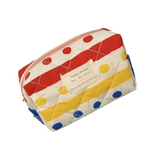 Regenbogen-Make-up-Tasche, tragbare Kosmetiktasche für Damen, wasserdicht, Make-up-Tasche, tragbar, Reise-Kulturbeutel, Geschenk, Reise-Kulturbeutel mit Reißverschluss, Achteckige Packung, Mass Beauty von Sweeaau