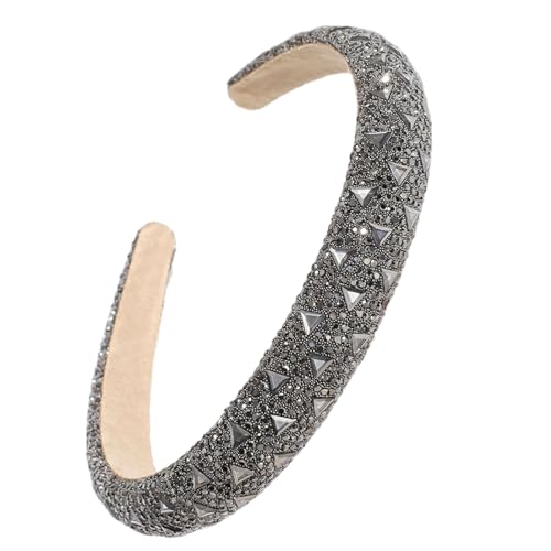 Schimmernder dunkler Strass-Kopfschmuck, leichtes Stirnband, verstellbares Design für Feiern, professionellen Gebrauch, Strass-Haar-Accessoire Schimmernder dunkler Strass-Kopfschmuck, leichtes Stirnband, verstellbares Design für Feiern, professionellen Gebrauch, Strass-Haar-Accessoire von Sweeaau