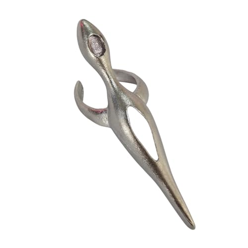 Sweeaau Einzigartige verstellbare Ringe im Gothic-Stil, bequeme Fingerspitzenringe aus Legierung, Schmuck für Musikfestivals und Themenfotografie, Gothic-Punk Sweeaau Einzigartige verstellbare Ringe im Gothic-Stil, bequeme Fingerspitzenringe aus Legierung, Schmuck für Musikfestivals und Themenfotografie, Gothic-Punk von Sweeaau