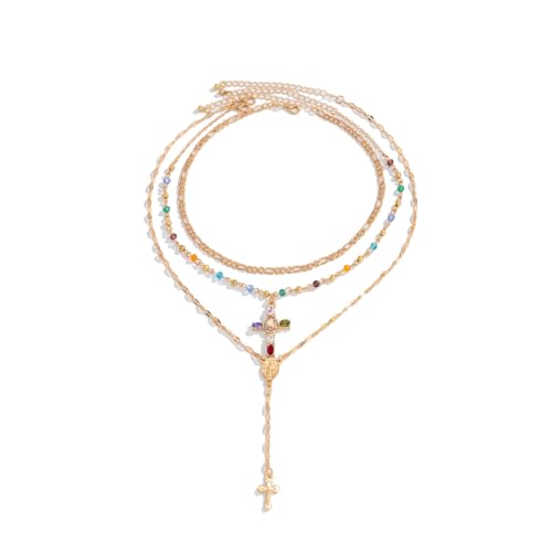 Sweeaau Halskette mit Kristallakzenten, verstellbare Schlüsselbeinkette, leichter Schmuck für Damen, Modeaccessoires, modisches Metalllegierungsanhänger, Einheitsgröße, Wie beschrieben, Wie von Sweeaau