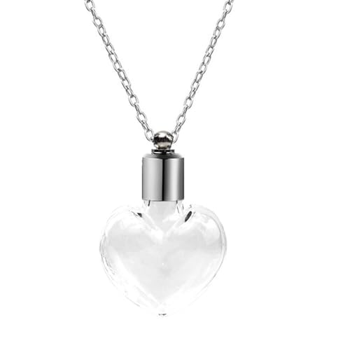 Sweeaau Schöner Glasflaschen-Anhänger, einfach zu öffnen und zu tragen, Halskette für kleine Dekoration und Düfte Sweeaau Schöner Glasflaschen-Anhänger, einfach zu öffnen und zu tragen, Halskette für kleine Dekoration und Düfte von Sweeaau