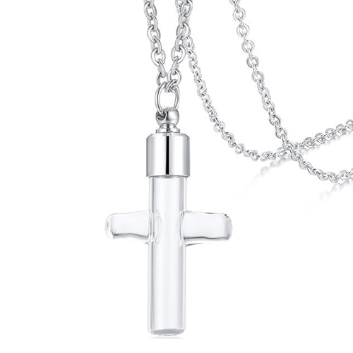 Sweeaau Schöner Glasflaschen-Anhänger, einfach zu öffnen und zu tragen, Halskette für kleine Dekoration und Düfte Sweeaau Schöner Glasflaschen-Anhänger, einfach zu öffnen und zu tragen, Halskette für kleine Dekoration und Düfte von Sweeaau