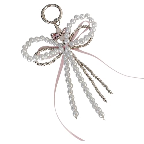 Sweeaau Stilvolle Perlen Schmetterling Schleife Anhänger vielseitige Tasche Dekoration Zubehör in mehreren Farben für stilvolle Frauen Rucksack Dekoration Sweeaau Stilvolle Perlen Schmetterling Schleife Anhänger vielseitige Tasche Dekoration Zubehör in mehreren Farben für stilvolle Frauen Rucksack Dekoration von Sweeaau
