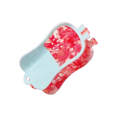 Trendige Haarspange mit Marine-Motiv, praktische Kieferklammer für Damen, Party, Büro, tragbare PVC-Haarnadel, Styling-Zubehör, rutschfest, Cartoon-Haarspange von Sweeaau