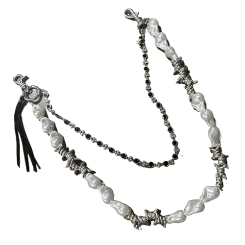 Trendige Herren-Taillenkette, einzigartiger Statement-Schmuck, verstellbare Taille, Schmuck, Legierung, Textur, geeignet für einen modischen Look, Metallperlenkette Trendige Herren-Taillenkette, einzigartiger Statement-Schmuck, verstellbare Taille, Schmuck, Legierung, Textur, geeignet für einen modischen Look, Metallperlenkette von Sweeaau