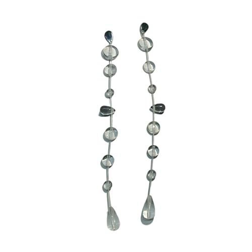 Wassertropfen-Quasten-Ohrringe für Damen, Edelstahl, Tropfen-Ohrstecker, leichtes Ohrzubehör, eleganter Schmuck, Geschenk, vielseitige Ohrringe für Outfits, Einheitsgröße, Wie beschrieben, Wie von Sweeaau