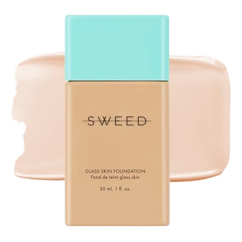 SWEED - Glass Skin Foundation | Vegan, Cruelty Free, Clean Beauty (01) Light C (30 ml) von Sweed