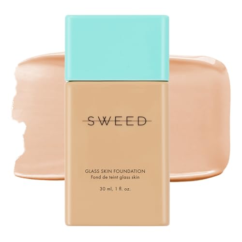SWEED - Glass Skin Foundation | Vegan, Cruelty Free, Clean Beauty (05) Light N (30 ml) von Sweed
