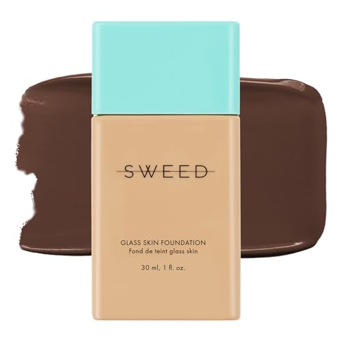 SWEED - Glass Skin Foundation | Vegan, Cruelty Free, Clean Beauty (15) Deep C (30 ml) von Sweed