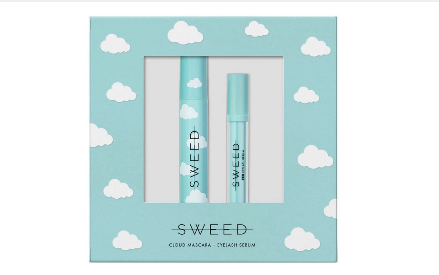 Sweed Make-up Set CLOUD MASCARA + EYELASH GROWTH SERUM, 2-tlg. von Sweed