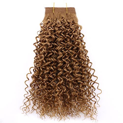 Fsr Color 613 Kinky Curly Hair Weave High Temperature Fiber Synthetic Hair Extensions 8-20 Inch Hair For Women #27 12 Inch von Sweejim