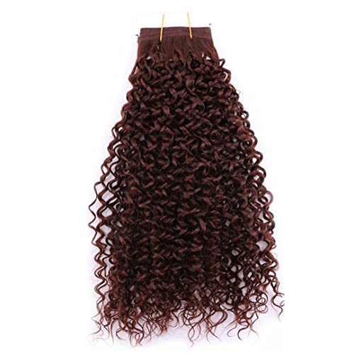 Fsr Color 613 Kinky Curly Hair Weave High Temperature Fiber Synthetic Hair Extensions 8-20 Inch Hair For Women #33 12 Inch von Sweejim