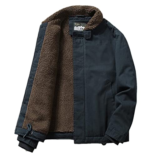 Herbst Herren Jacke Herren Winterjacke Plus Size Lambs Fleece Jacken Mantel Herrenbekleidung 3 5XL von Sweejim