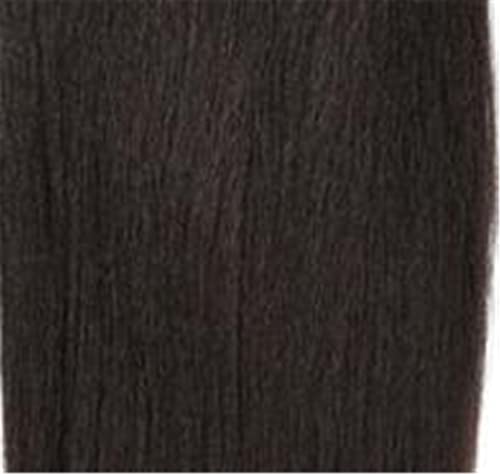 Kinky Straight Hair Weaving 12-24Inch Solid Color Synthetic Wave Hair Extension For Black Women Hair Bundles One Piece Deal #2 10inch von Sweejim
