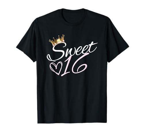 16. Geburtstag Sweet Sixteen -16 Years Old Girl Birthday T-Shirt von Sweet 16 Birthday Shirt Co.