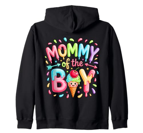Mama des Jungen süßen Eis Kawaii Kapuzenjacke Mama des Jungen süßen Eis Kawaii Kapuzenjacke von Sweet Family Bond Apparel