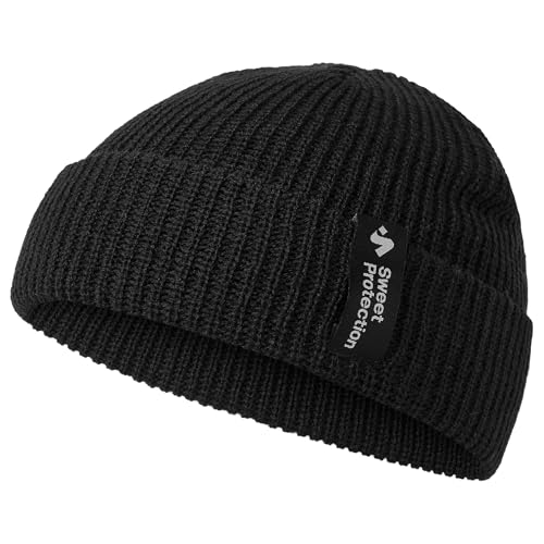 Sweet Protection Unisex Berm Beanie Hat, Black, One Size von S Sweet Protection