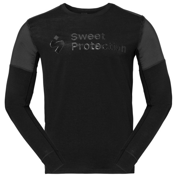 Sweet Protection - Hunter Merino Hybrid L/S Jersey - Radtrikot Gr S schwarz von Sweet Protection