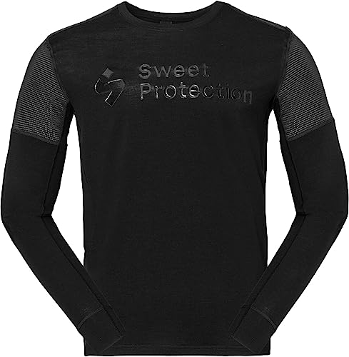 Sweet Protection Hunter Merino Hybrid Langarm Trikot Herren schwarz von Sweet Protection