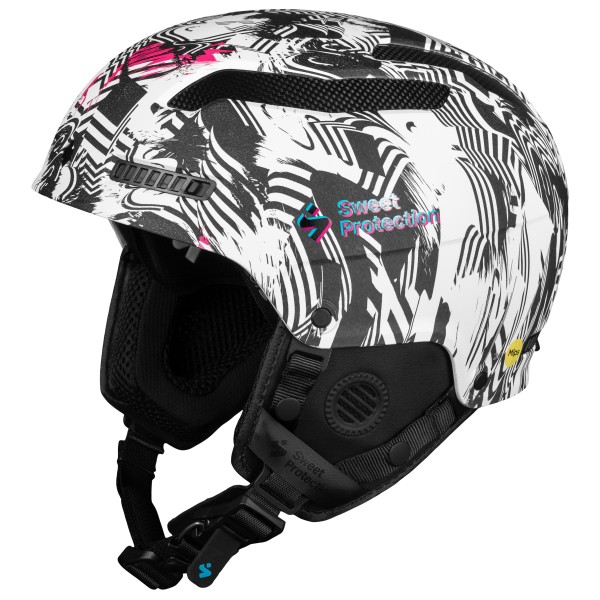 Sweet Protection - Trooper 2Vi MIPS Block Party Helmet - Skihelm Gr 56-59 cm - M/L grau von Sweet Protection