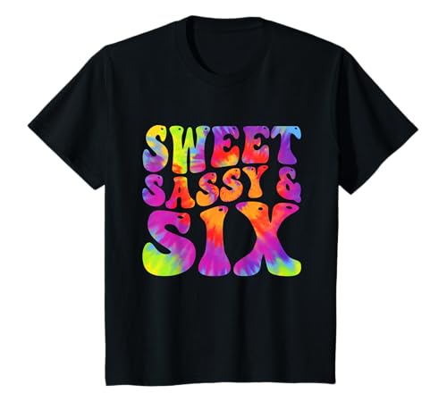 Kinder Herzlichen Glückwunsch zum 6. Geburtstag Sweet Sassy and Six Years Old Tie Day T-Shirt Kinder Herzlichen Glückwunsch zum 6. Geburtstag Sweet Sassy and Six Years Old Tie Day T-Shirt von Sweet Sassy and Six Birthdays 6 Years old Presents