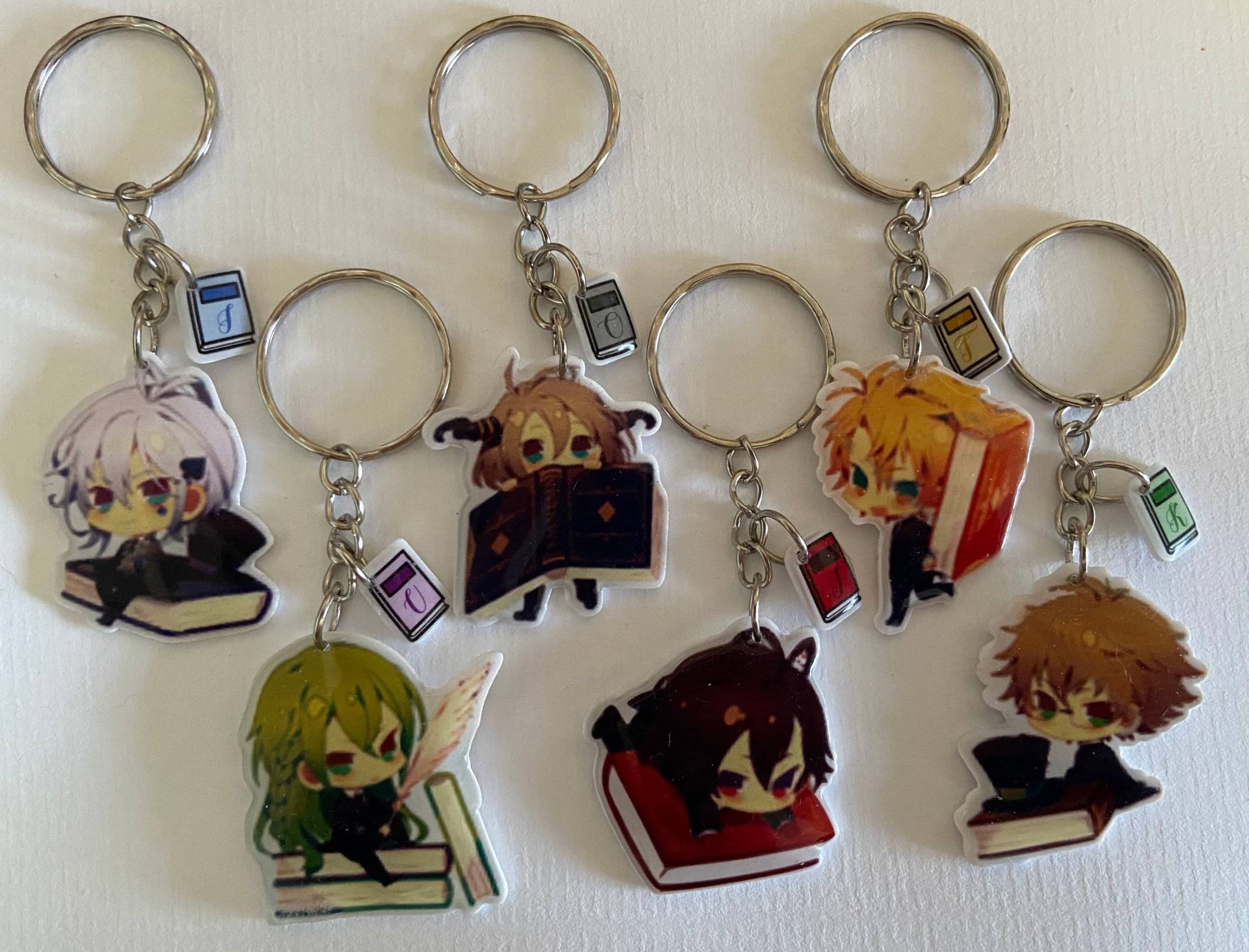 Chibi Schlüsselanhänger Amnesia Otome Anime Manga Otomate Bücher Ikki Ukyo Orion Shin Toma Kent Acryl Erinnerungen Spätere Menschenmenge Welt von SweetAndKawaiiDreams