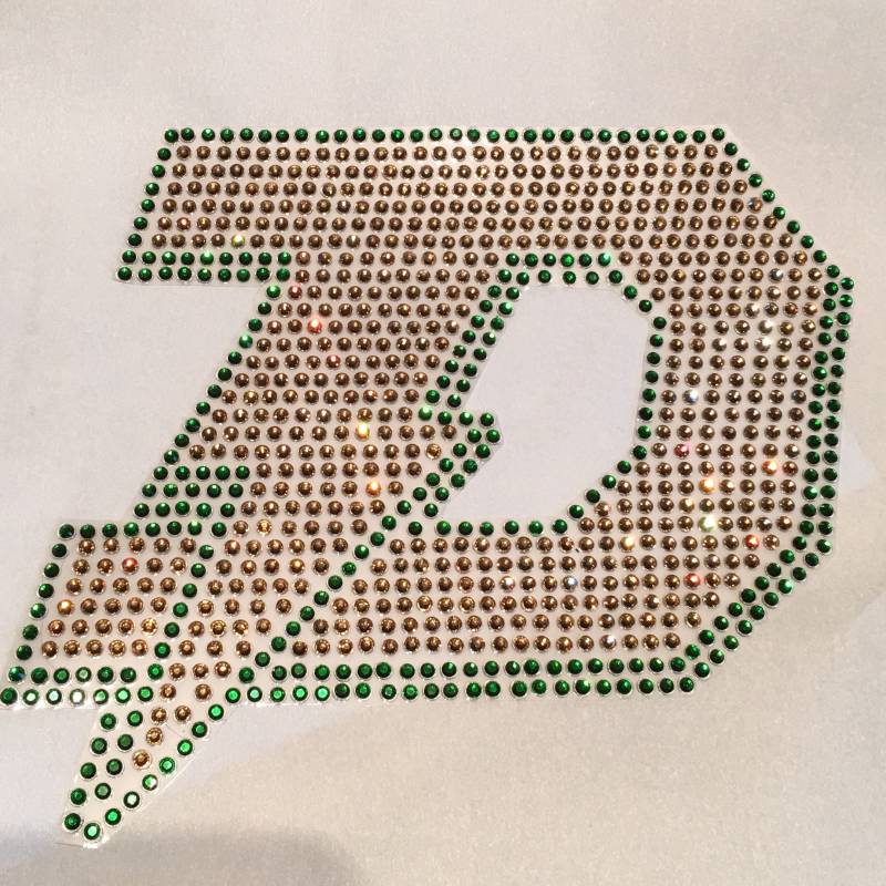 H Dow High School Ladegeräte Strass Fenster Aufkleber 6 X 6" von SweetAngelDreamBows