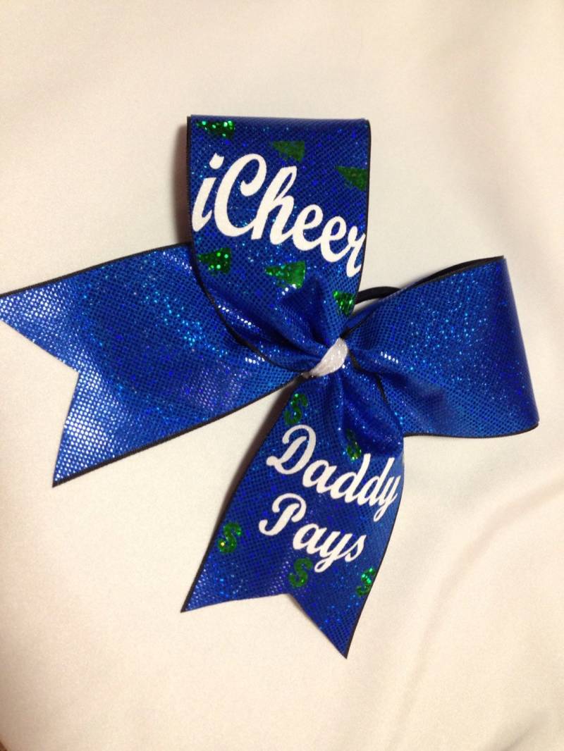 Ich Jubeln Papa Zahlt Bogen Grün Rot Blau Gold Schwarz Lila Rosa Etc von SweetAngelDreamBows