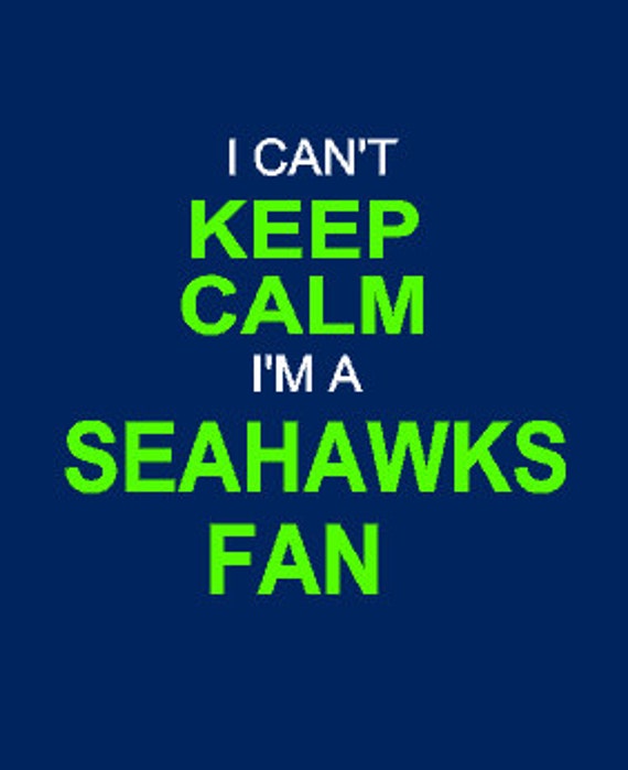 Keep Calm Langarm | Ich Nicht Ich Bin Ein Seattle Seahawks Fan Shirt von SweetAngelDreamBows