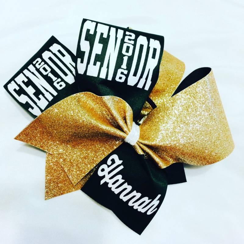 Personalisierte Senior Glitter Cheer Bow Name & Jahr von SweetAngelDreamBows