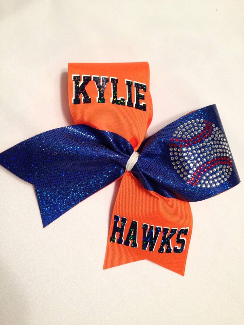 Rhinestone-Softball-Bogen Wählen Sie Farben Grün Rot Blau Gold Schwarz Lila Rosa Usw. Personalisieren von SweetAngelDreamBows