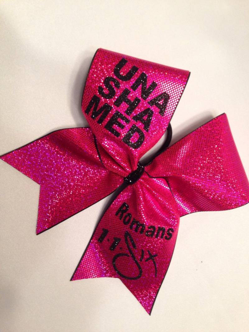Römer 116 Cheer Bow - Unverschämtes Christliches Geschenk von SweetAngelDreamBows