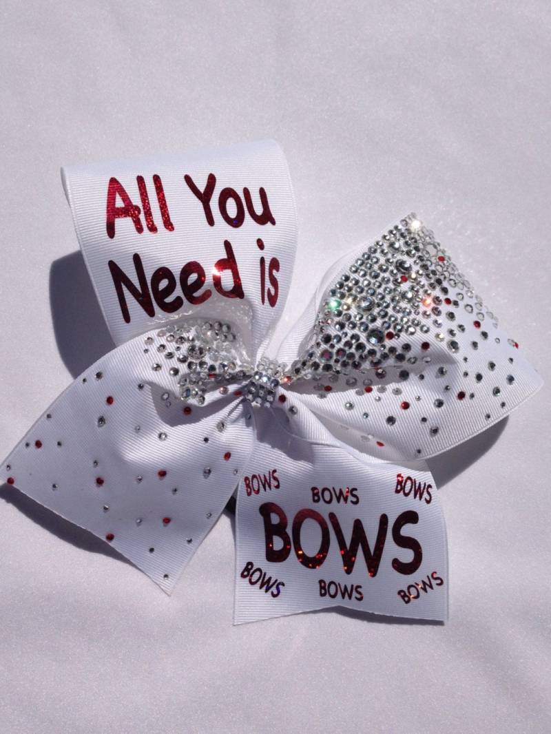 strass Cheer Bow Kristall Bling Schleife von SweetAngelDreamBows