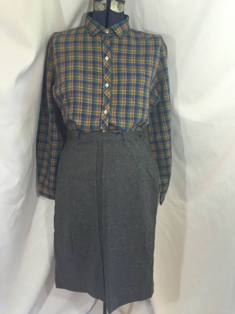 Bereit Für Den Erfolg Bluse - Vintage Button-Down-Hemd Großes Vintage-Hemd Kariertes Hemd Langarm-Hemd Büro Bereit Für Den Erfolg Bluse - Vintage Button-Down-Hemd Großes Vintage-Hemd Kariertes Hemd Langarm-Hemd Büro von SweetBabyJaneCo