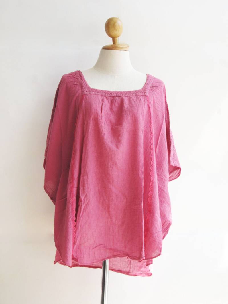B11, Motte Rosa Baumwollbluse von SweetCakeCookie