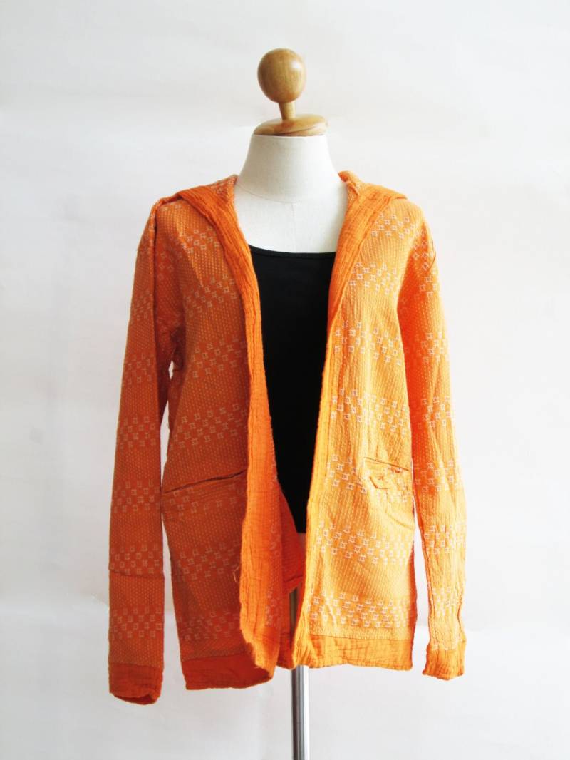 J2, Orange Comfort Kapuze Baumwolljacke J2, Orange Comfort Kapuze Baumwolljacke von SweetCakeCookie