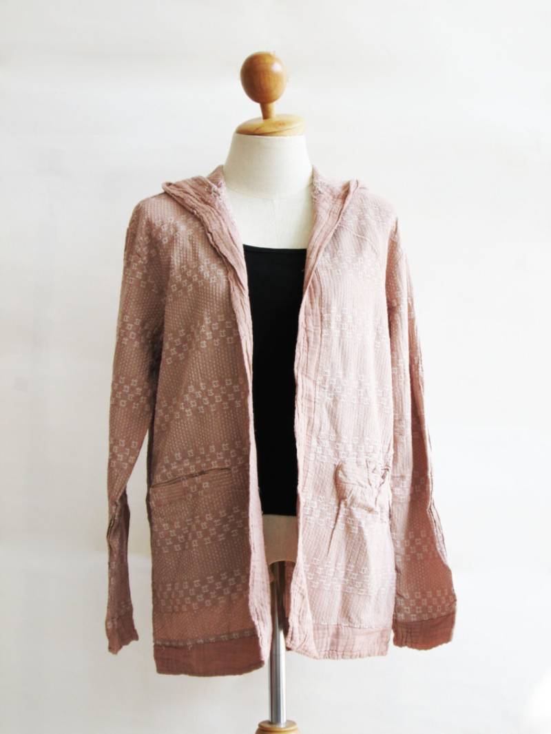 J2, Rose Tea Comfort Kapuze Hellrosa Braun Baumwolljacke J2, Rose Tea Comfort Kapuze Hellrosa Braun Baumwolljacke von SweetCakeCookie