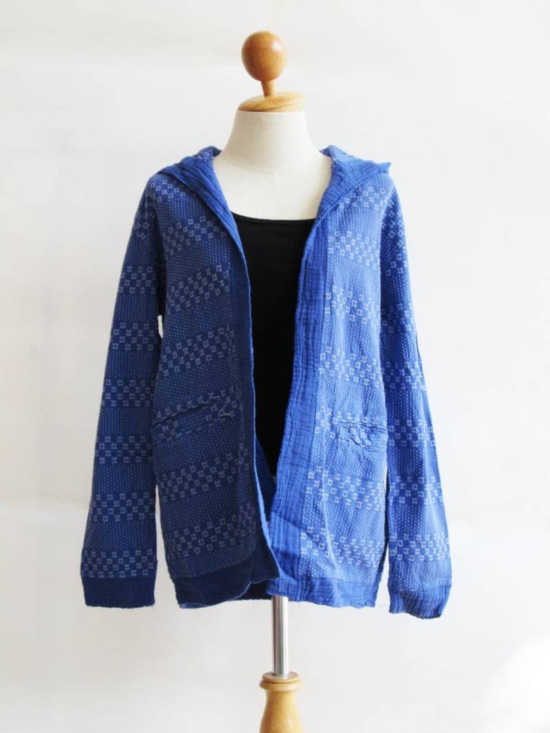 J2, Sky Comfort Kapuze Blau Baumwolljacke von SweetCakeCookie