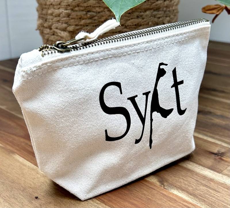 Personalisierte Tasche Für Syltliebhaber Liebe Die Insel Sylt Kosmetiktasche Mädchen Geschenk Sie von SweetDreamHomeDesign