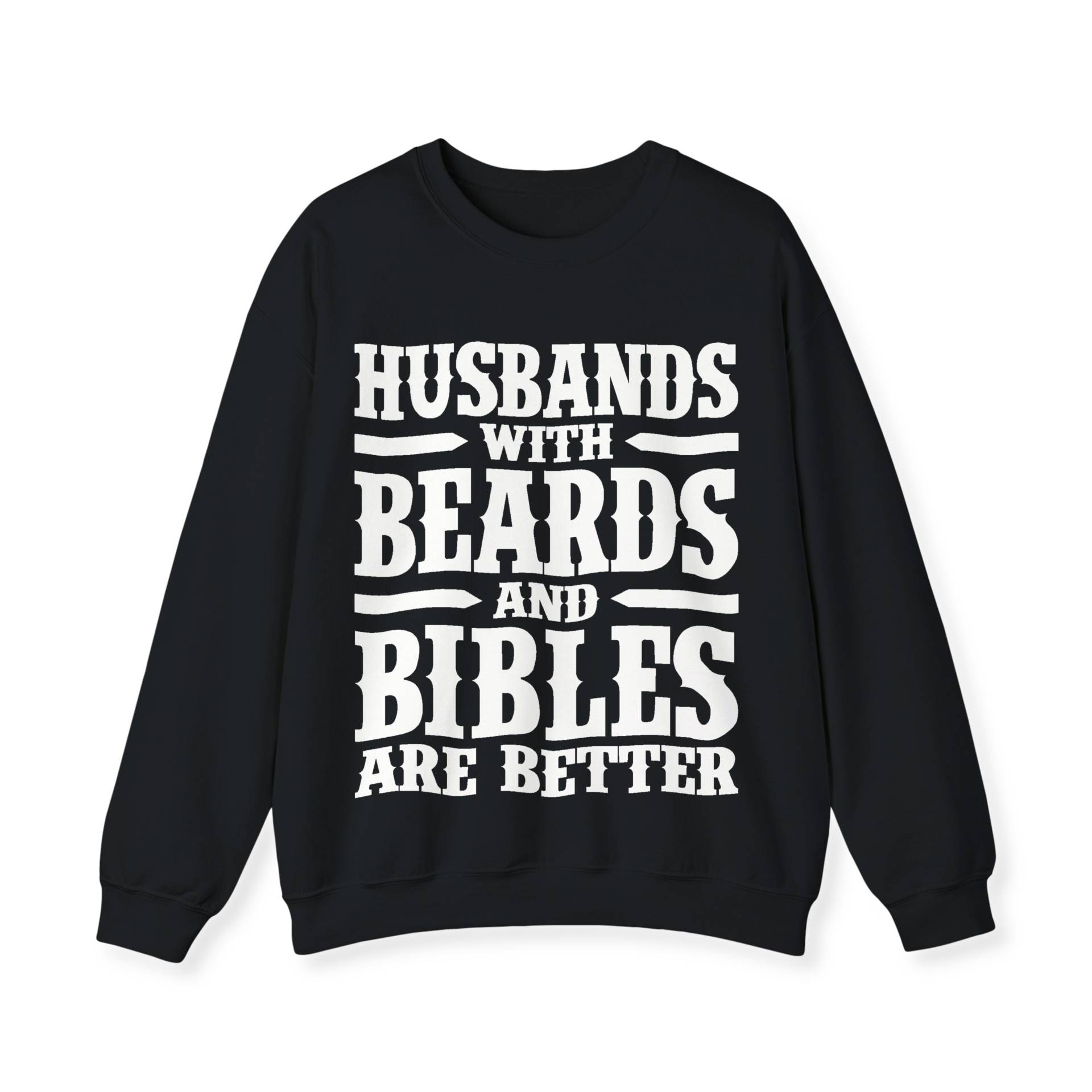 Ehemänner Mit Bärten Und Bibeln Sweatshirt | Ehemann Sweatshirts Für Männer Just Married Christian Men Geschenke Langarmshirts von SweetHoldings