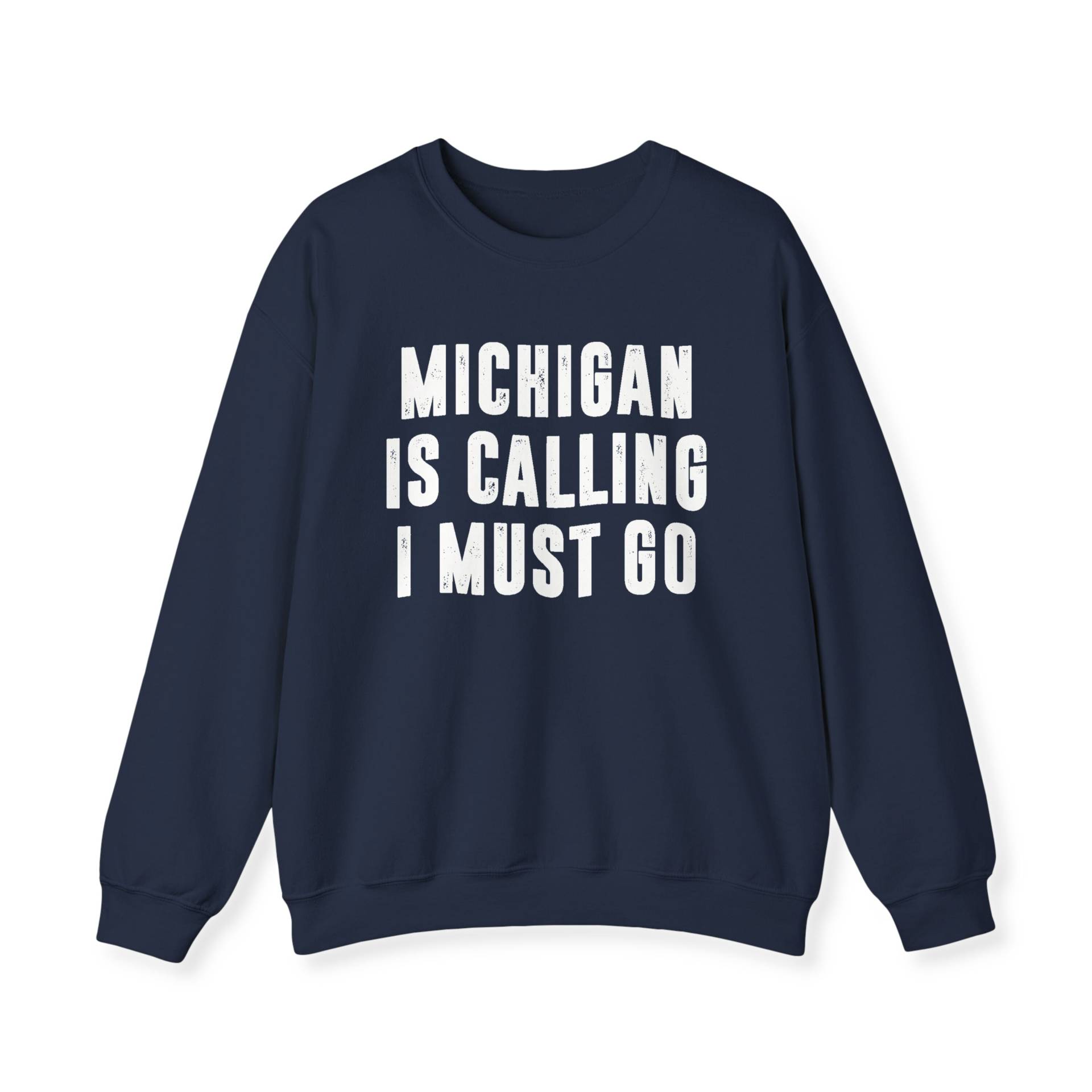 Michi Griffin Ruft, Ich Muss Gehen Sweatshirt | Sweatshirts Für Frauen Umzug Nach Micheal Great Lakes State Crewneck Pullover Shirt Geschenk Männer von SweetHoldings