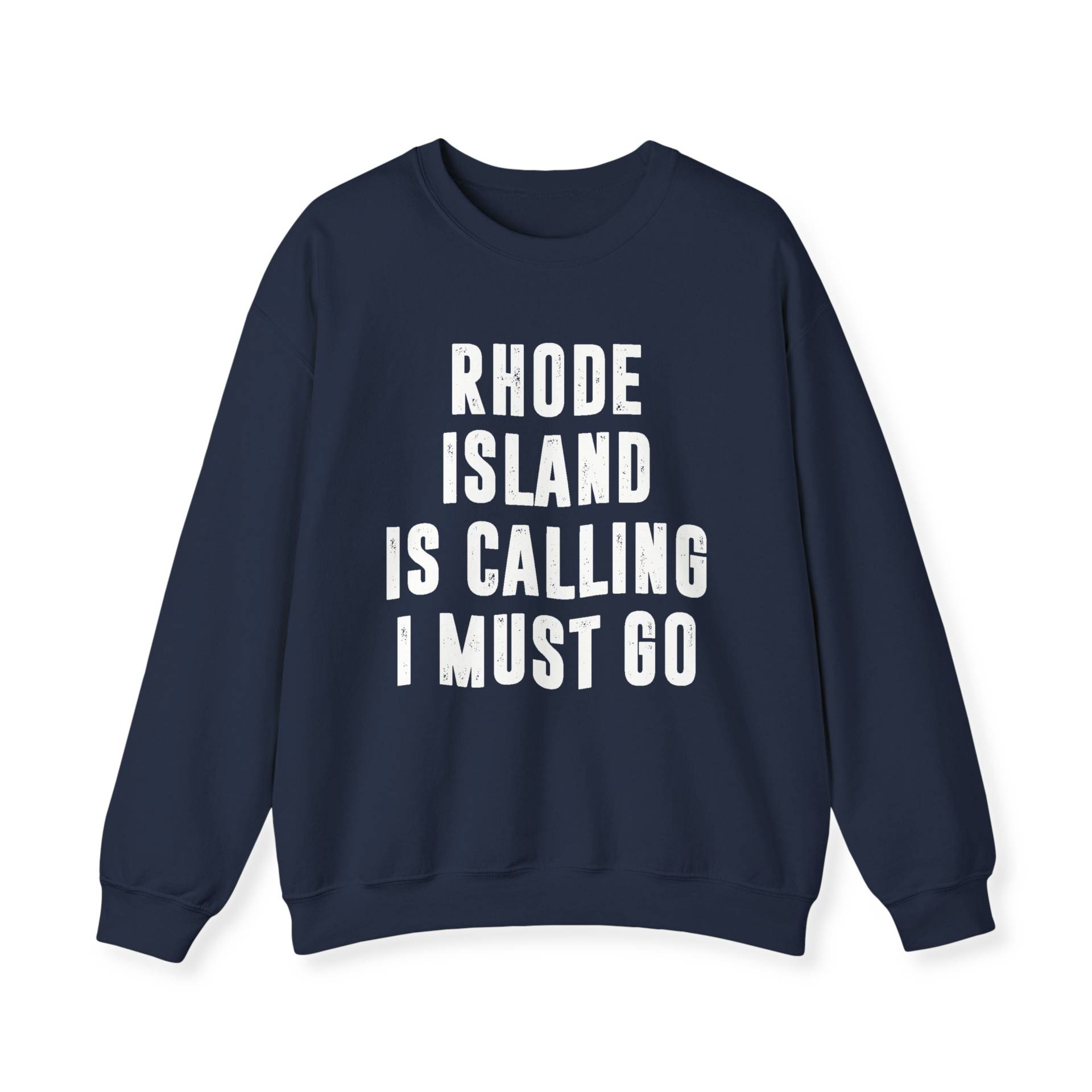 Rhode Island Ruft, Ich Muss Gehen Sweatshirt | Sweatshirts Für Frauen Umzug Nach State Crewneck Pullover Urlaub Shirt Geschenk Männer von SweetHoldings